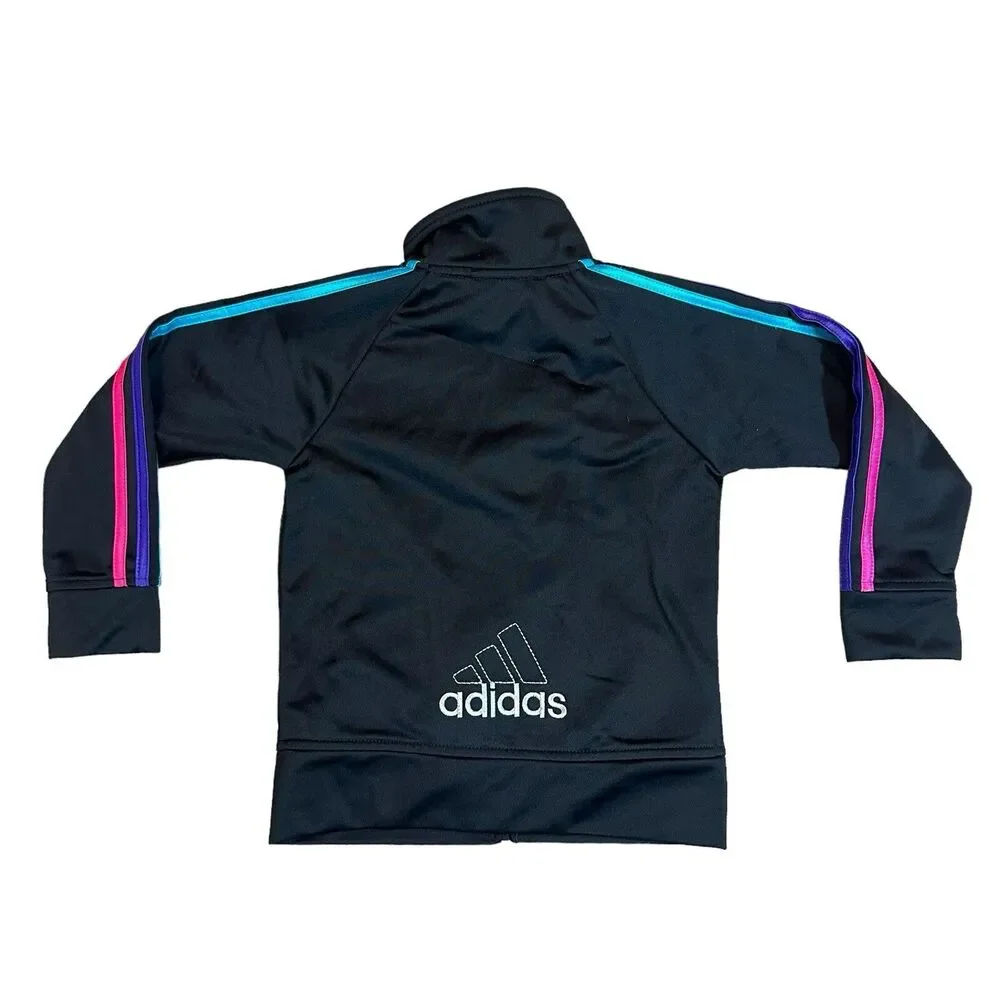 Adidas Track Suit 24 Months 2 Piece Black Jacket Jogger Set